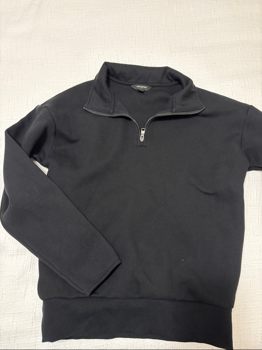 Banana Republic Weekender Quarter Zip Sweatshirt